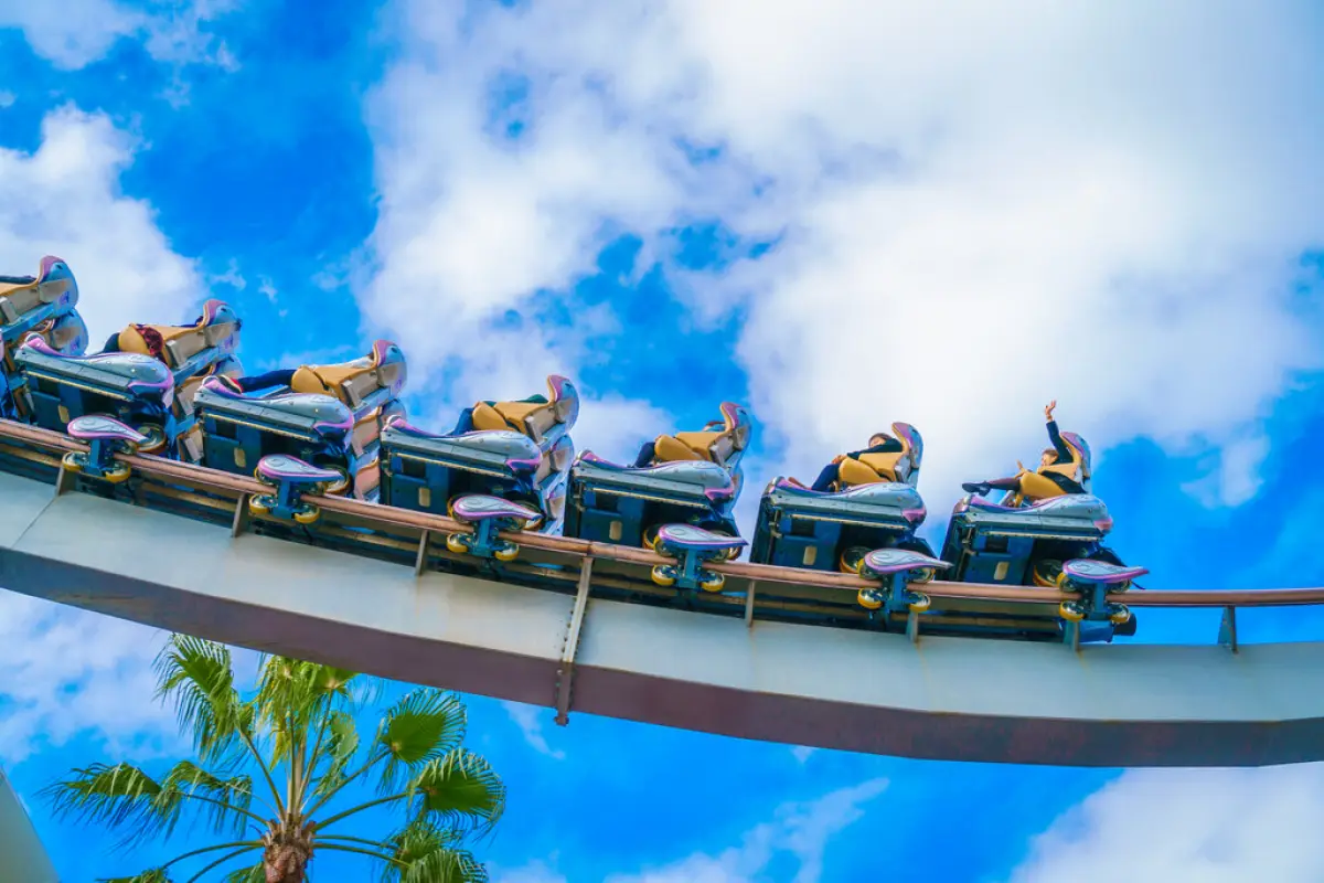 OSAKA, JAPAN - December 1, 2015: Universal Studios Japan (USJ)., OSAKA, JAPAN - December 1, 2015: Universal Studios Japan (USJ). According to 2014 Theme Index Global Attraction Attendance Report, USJ is ranked fifth among the top 25 amusement parks worldwide.